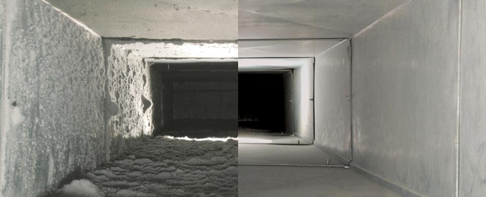 AC duct cleaning before and after, Rolla Sharjah