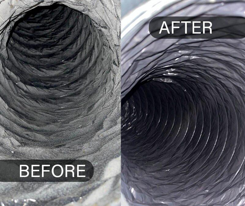 AC duct cleaning before and after, Al Nahda Sharjah